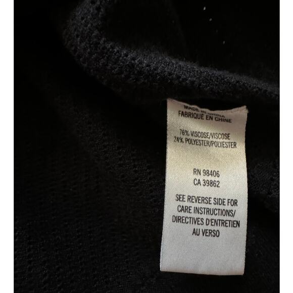 Theory | Black Abner D Enchanted Crew Neck Sweater | Size Small - Picture 4 of 5